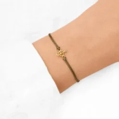 Schmuckladen Stoffarmband Notenschlüssel - 925 Sterlingsilber^ Stoffarmbänder|Schmuck