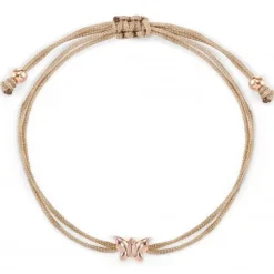 Schmuckladen Stoffarmband Schmetterling - 925 Sterlingsilber^ Stoffarmbänder|Schmuck