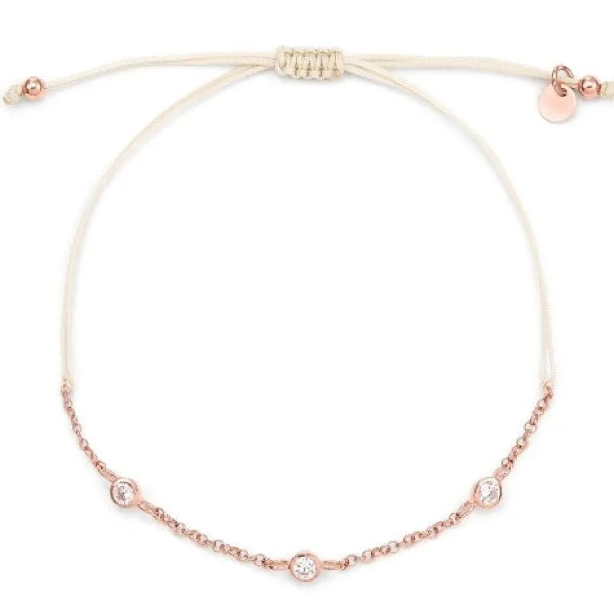 Schmuckladen Stoffarmband Trilogy - 925 Sterlingsilber^ Stoffarmbänder|Schmuck