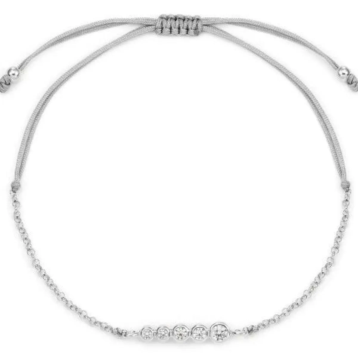 Schmuckladen Stoffarmband Variance - 925 Sterlingsilber^ Stoffarmbänder|Schmuck