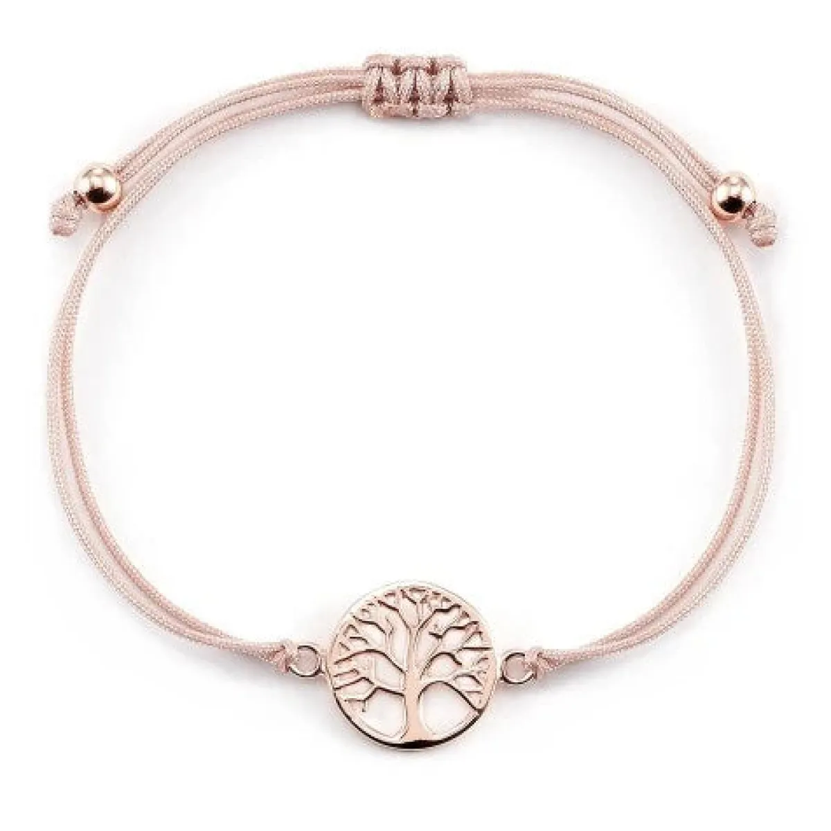 Schmuckladen Stoffbändchen Lebensbaum - 925 Sterlingsilber^ Stoffarmbänder|Schmuck