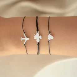 Schmuckladen Totenkopf-Armband "Skull" | individualisierbar^ Stoffarmbänder|Schmuck