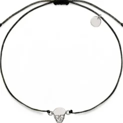 Schmuckladen Totenkopf-Armband "Skull" | individualisierbar^ Stoffarmbänder|Schmuck