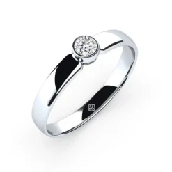 Schmuckladen Verlobungsring "Simple Diamond"^ Valentinstag|Verlobungsringe