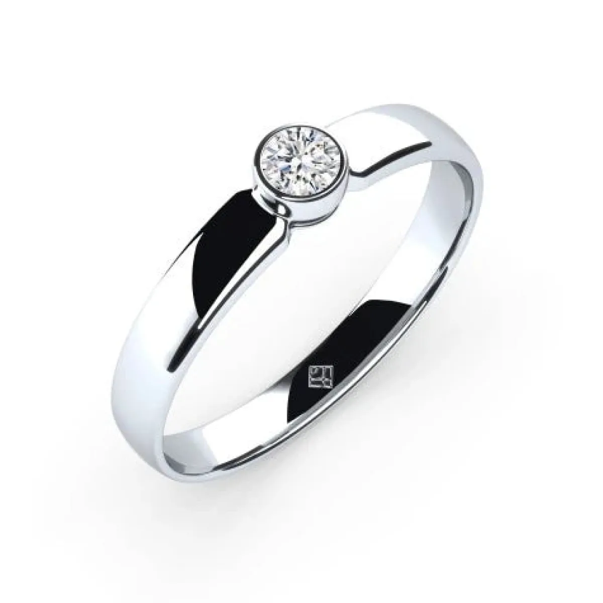 Schmuckladen Verlobungsring "Simple Diamond" |^ Valentinstag|Verlobungsringe