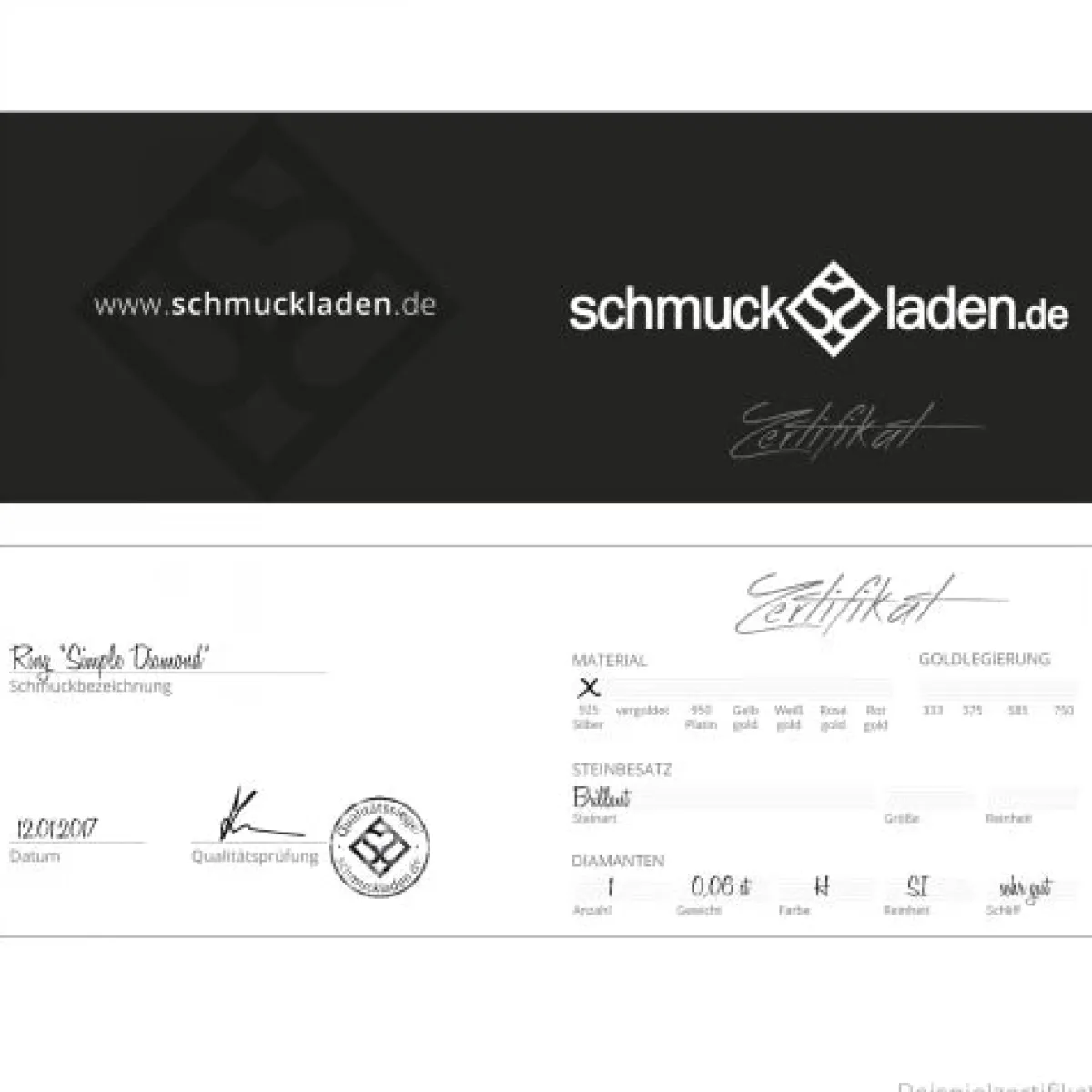 Schmuckladen Verlobungsring "Simplicity"^ Valentinstag|Verlobungsringe