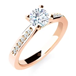 Schmuckladen Verlobungsring "Yes, I Do" | Rosegold 585^ Verlobungsringe|Verlobung